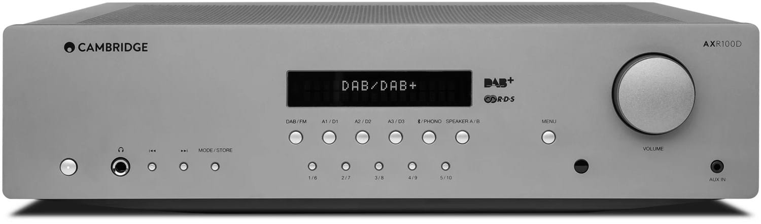 Cambridge Audio AXR100D Receiver silber
