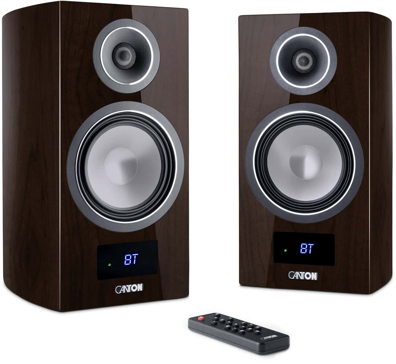 Canton Smart Vento 3 S2 /Paar Regallautsprecher hochglanz nussbaum dunkel