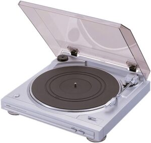 Denon DP 29 F Plattenspieler silber