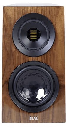 Elac Concentro S 503 /Stück Klein-/Regallautsprecher hochglanz nussbaum