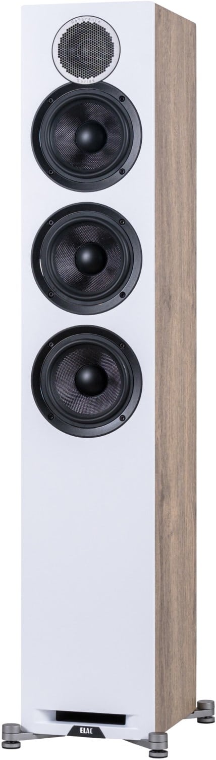 Elac Debut Reference DFR52 /Stück Stand-Lautsprecher Holz weiss