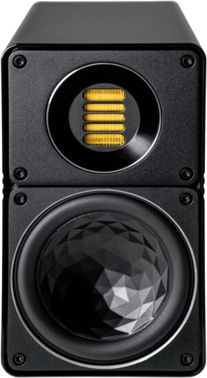 Elac Elegant BS 312.2 /Stück Klein-/Regallautsprecher schwarz hochglanz
