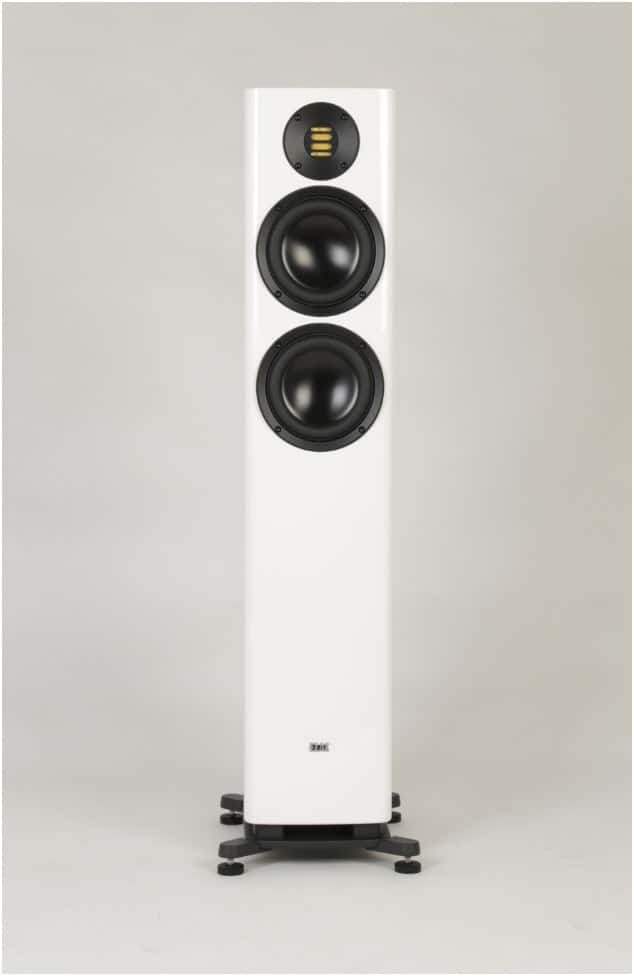 Elac FS 287 /Stück Stand-Lautsprecher weiß hochglanz