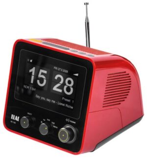 Elac RD 100 DAB/DAB+ Uhrenradio rot