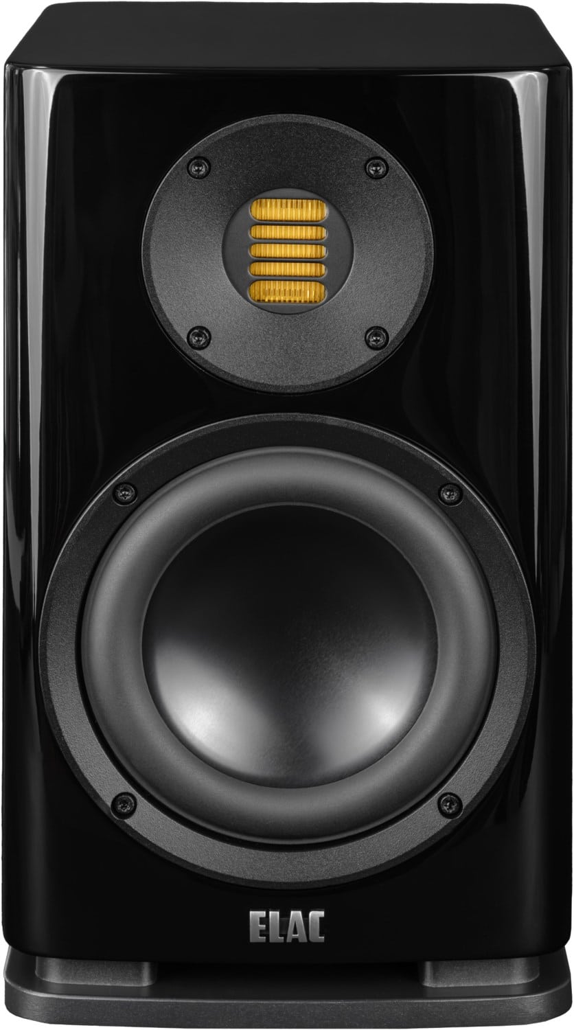 Elac Solano BS 283.2 /Stück Klein-/Regallautsprecher schwarz hochglanz