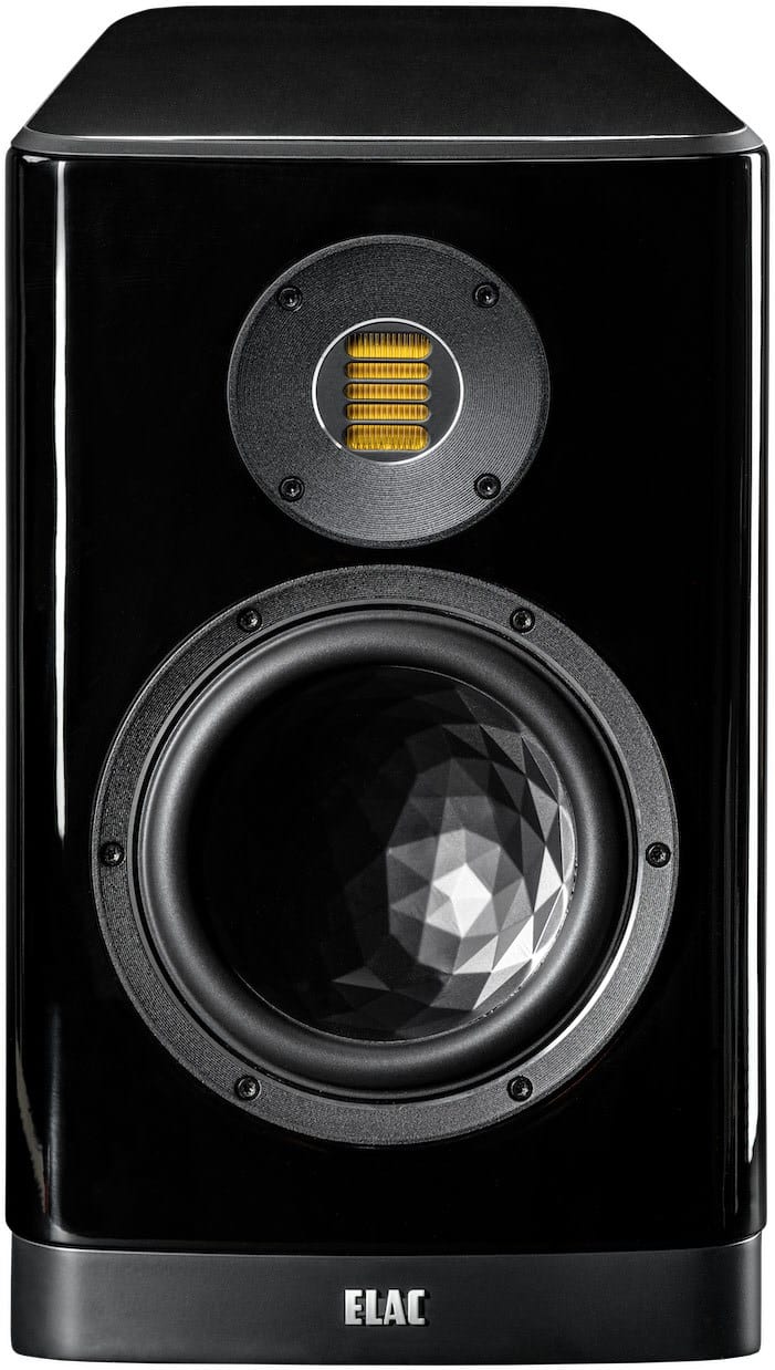 Elac Vela BS 404.2 /Stück Klein-/Regallautsprecher schwarz hochglanz