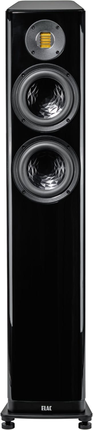 Elac Vela FS 407.2 /Stück Stand-Lautsprecher schwarz hochglanz