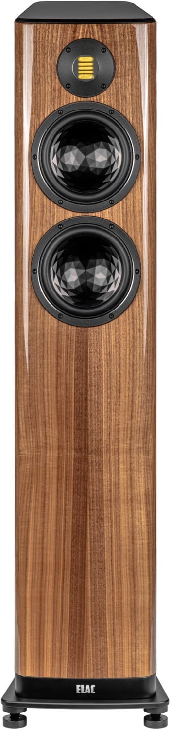 Elac Vela FS 408.2 /Stück Stand-Lautsprecher nußbaum hochglanz