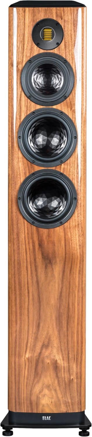 Elac Vela FS 409.2 /Stück Stand-Lautsprecher nußbaum hochglanz