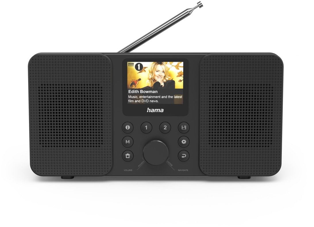 Hama DIR10 Internetradio schwarz