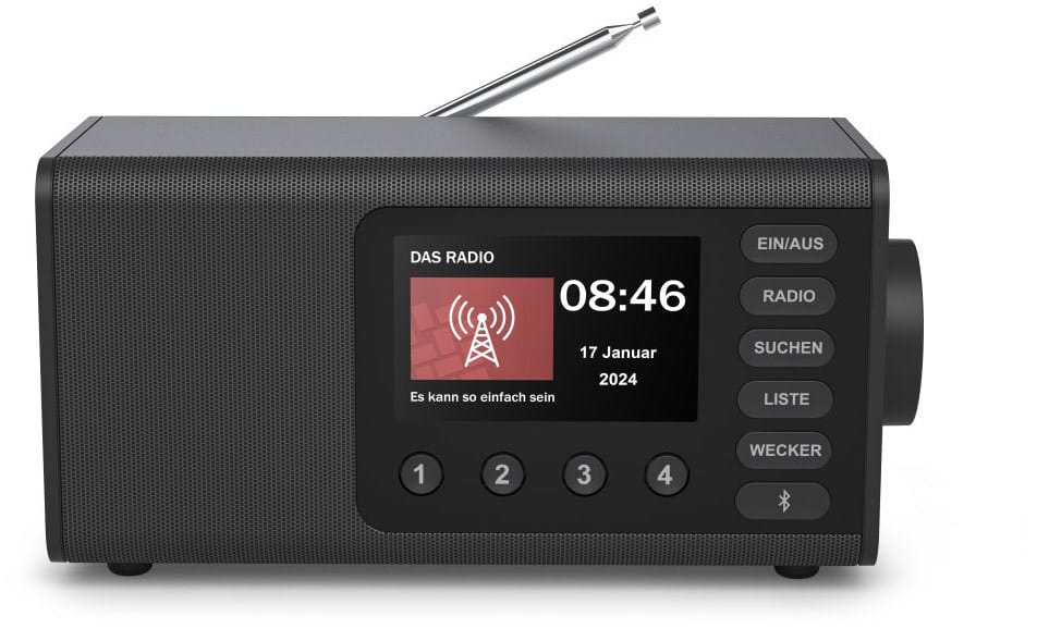 Hama DR1001 Digitalradio schwarz