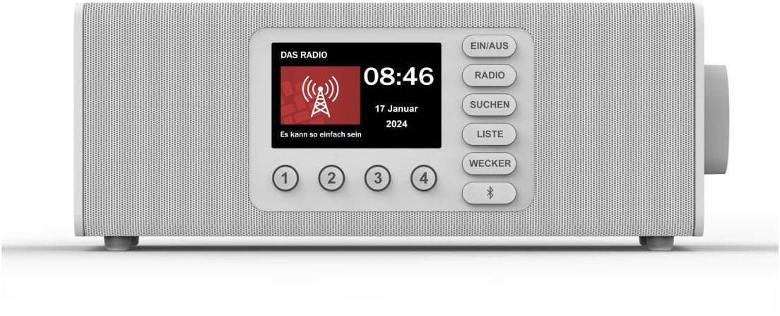 Hama DR2002BT Heimradio weiss