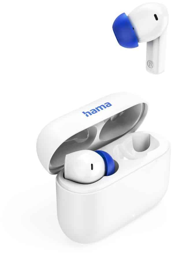 Hama Passion Clear II True Wireless Kopfhörer blau/weiß