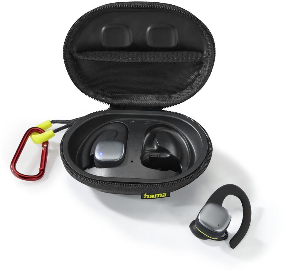 Hama Spirit Athletics True Wireless Kopfhörer schwarz/gelb