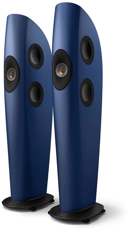 KEF Blade Two Meta /Paar Stand-Lautsprecher frosted blue/bronze
