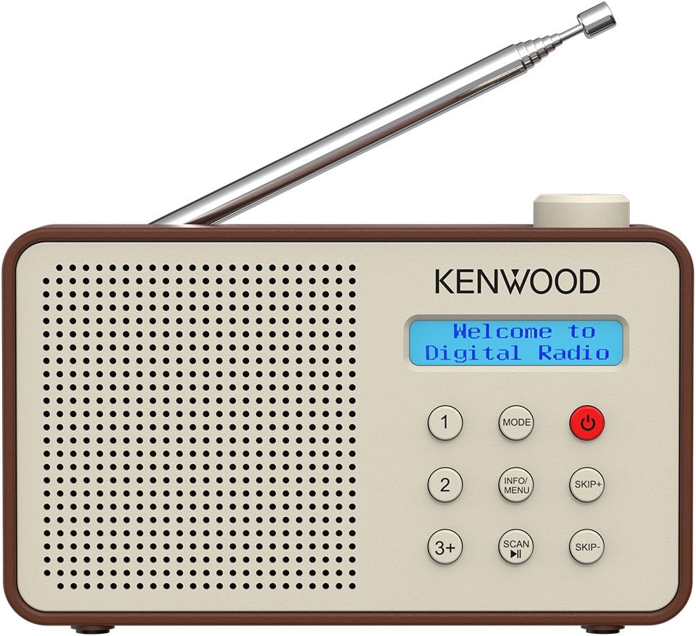 Kenwood CR-M25DAB-T Kofferradio mit DAB/DAB+ mokka