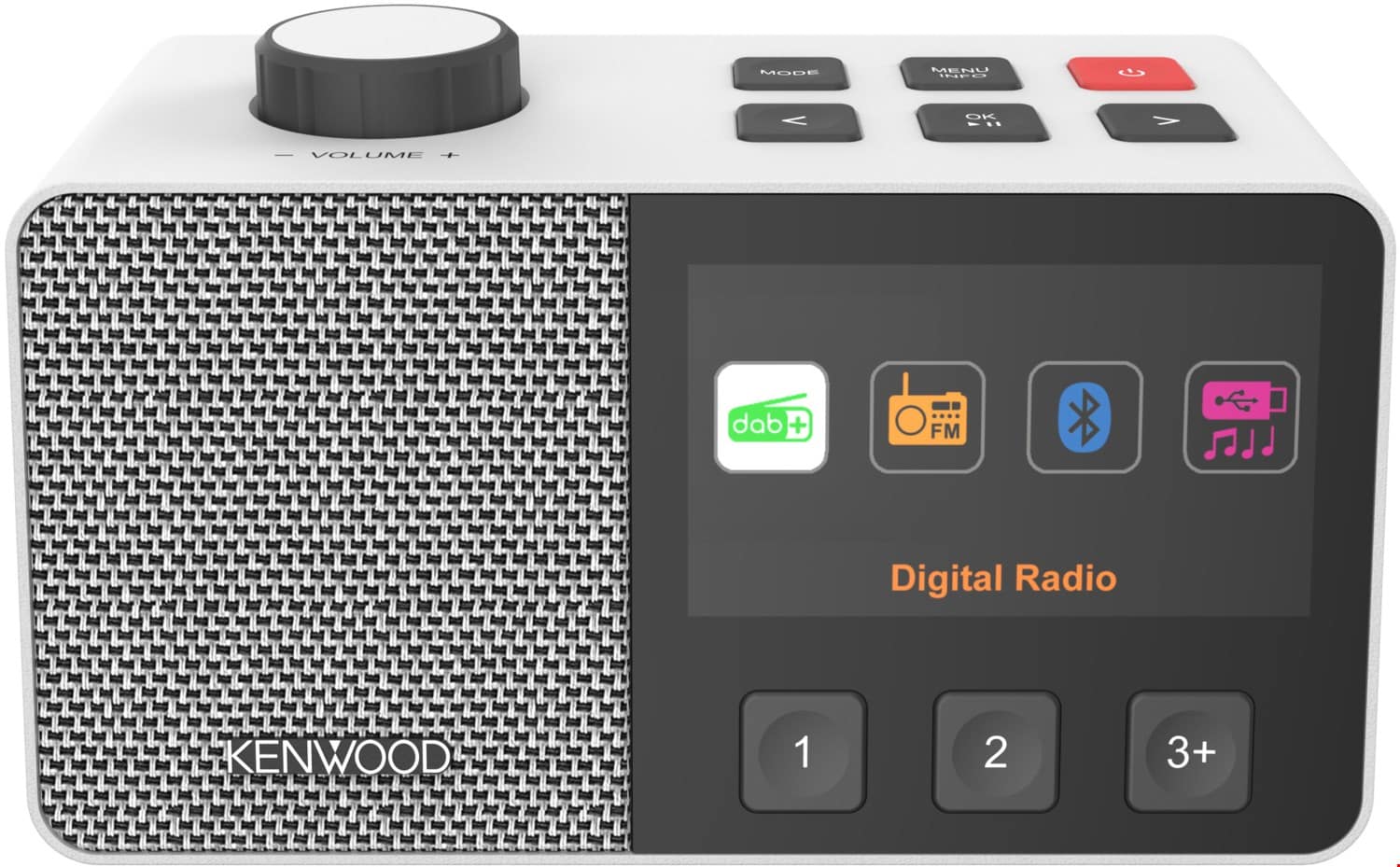 Kenwood CR-M70DAB-W DAB Radioempfänger weiß