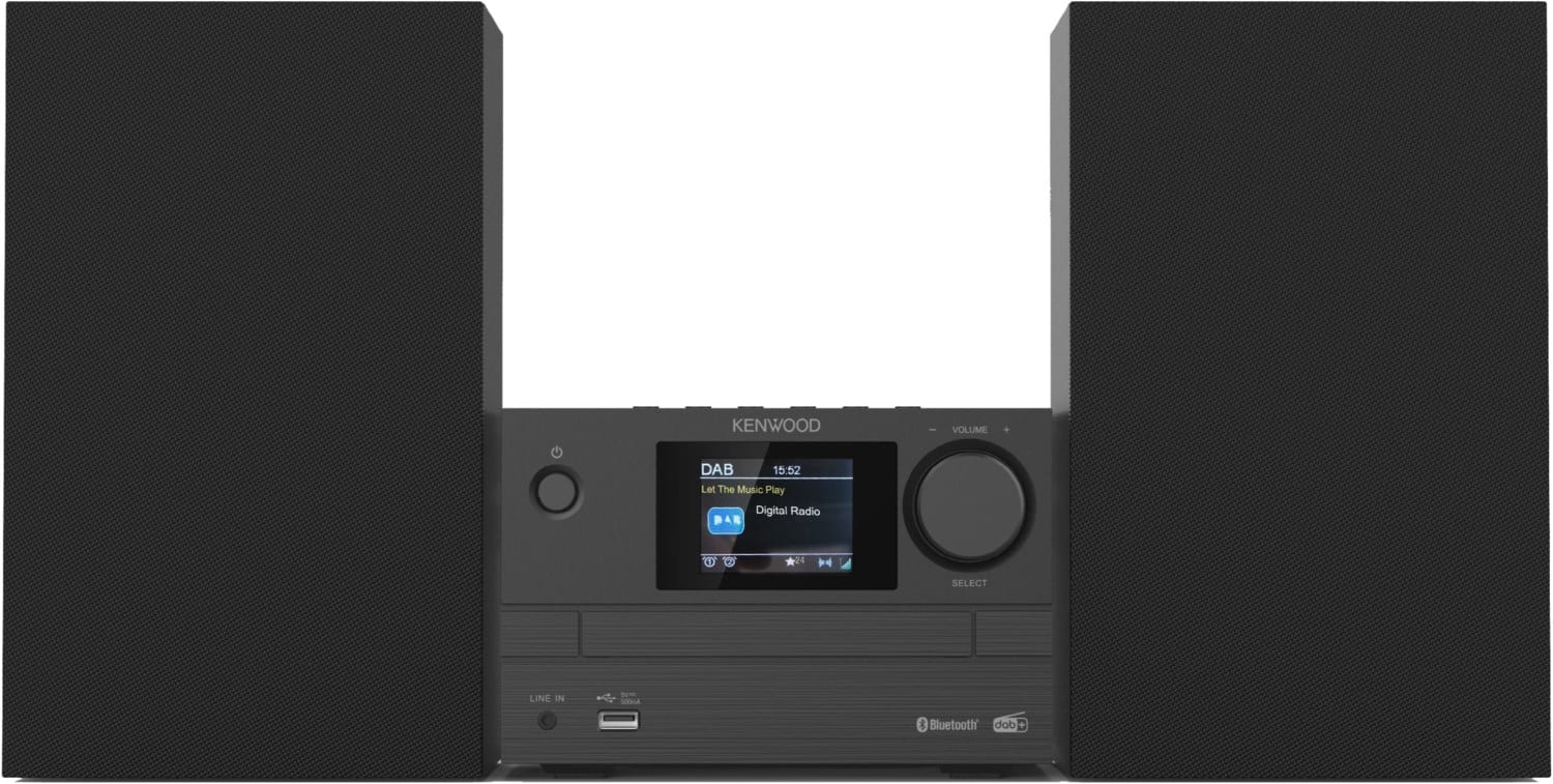 Kenwood M525DAB Microanlage schwarz