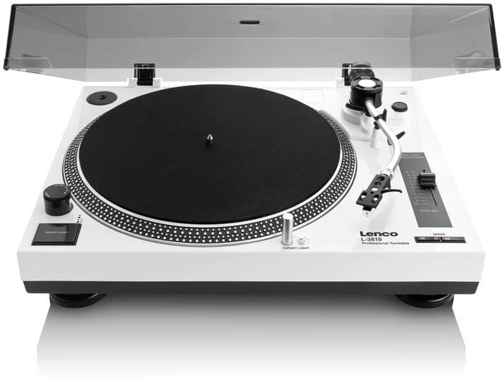 Lenco L-3810WH Plattenspieler mit USB-Anschluss weiß