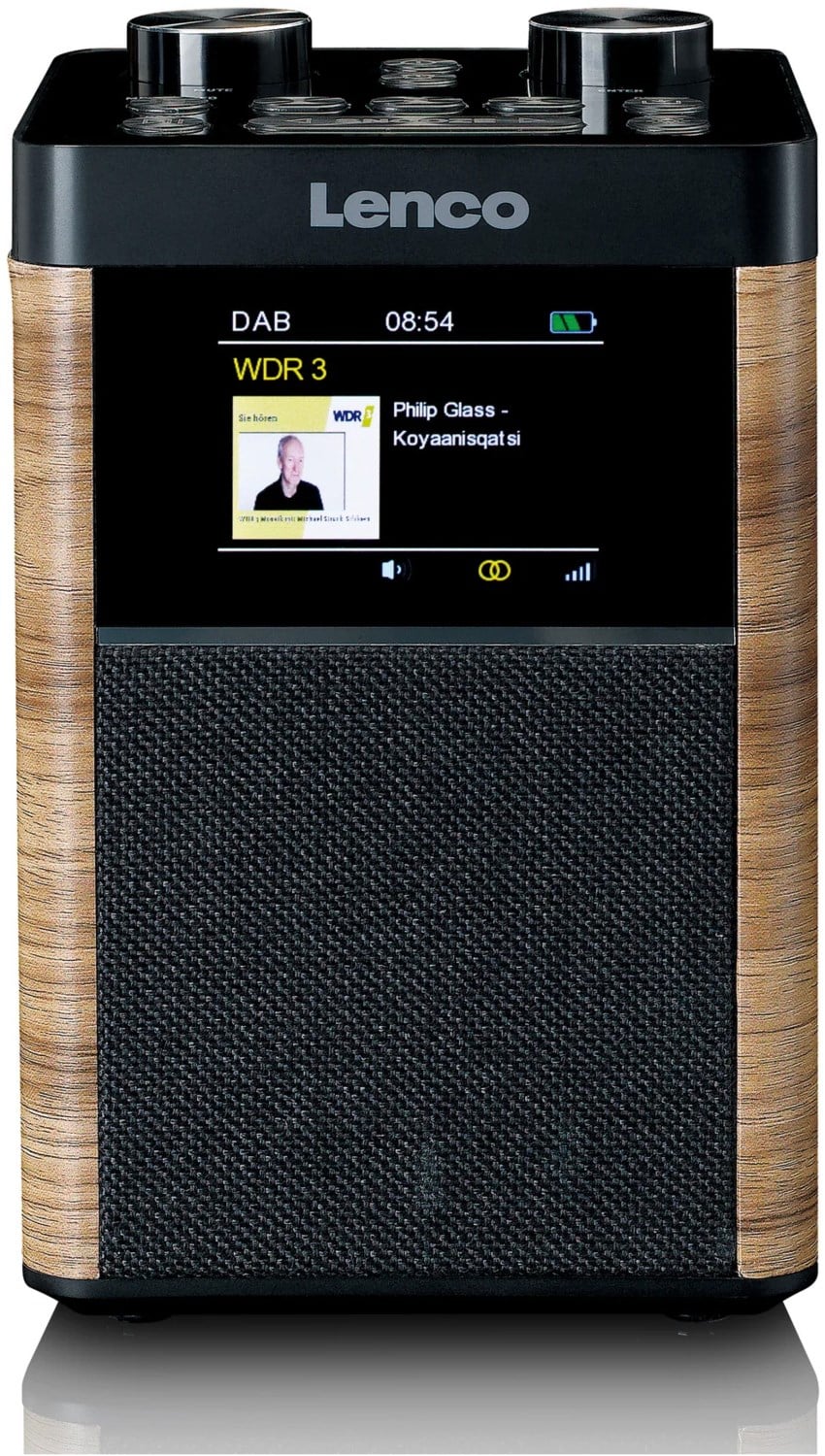 Lenco PDR-060WD Kofferradio mit DAB/DAB+ holz