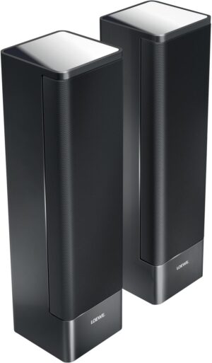 Loewe Ind. Sound Multiroom Speaker /Paar On Wall Lautsprecher alu-schwarz