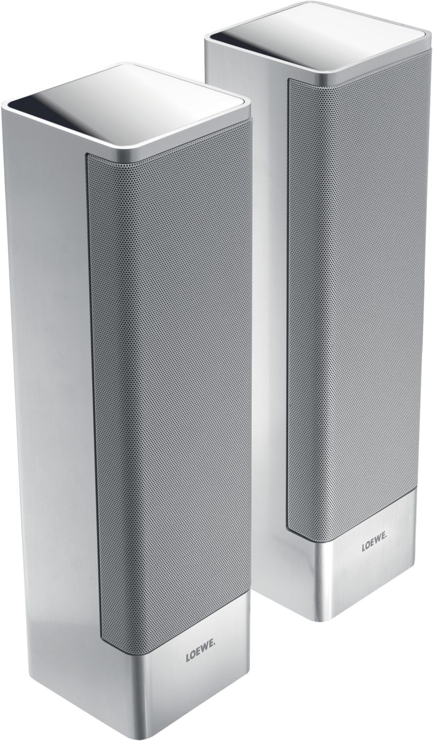 Loewe Ind. Sound Multiroom Speaker /Paar On Wall Lautsprecher alu-silber