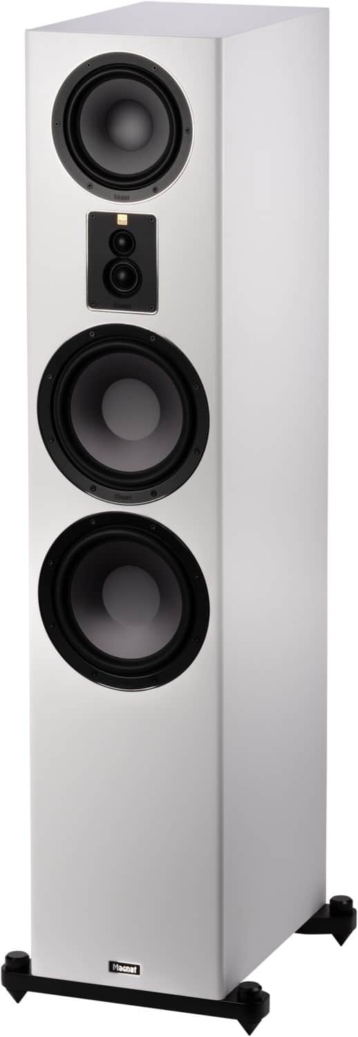 Magnat Signature 809 /Stück Stand-Lautsprecher Seidenmatt weiß