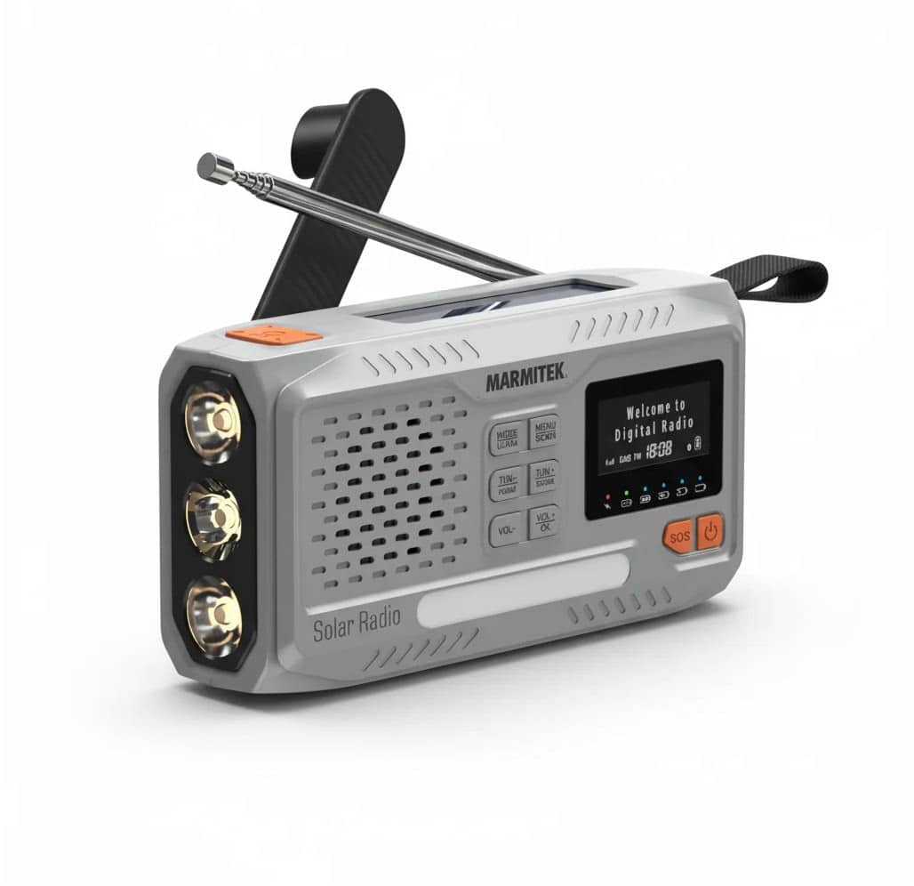 Marmitek RESQ 100 Portables Radio grau