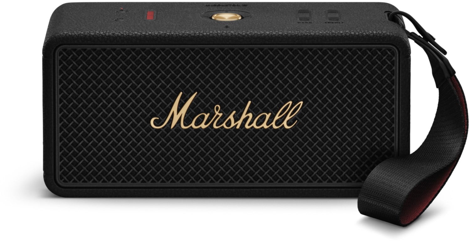 Marshall Middleton II Bluetooth-Lautsprecher messing/schwarz
