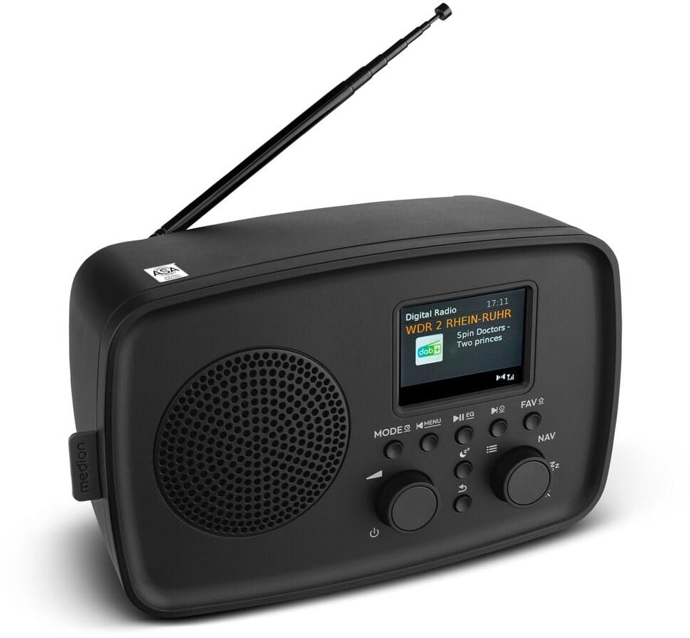 Medion Life DRE-1 (MD89288) DAB Radioempfänger schwarz