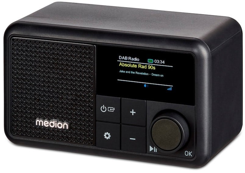 Medion Life S66822 (MD44822) Kofferradio mit DAB/DAB+ schwarz