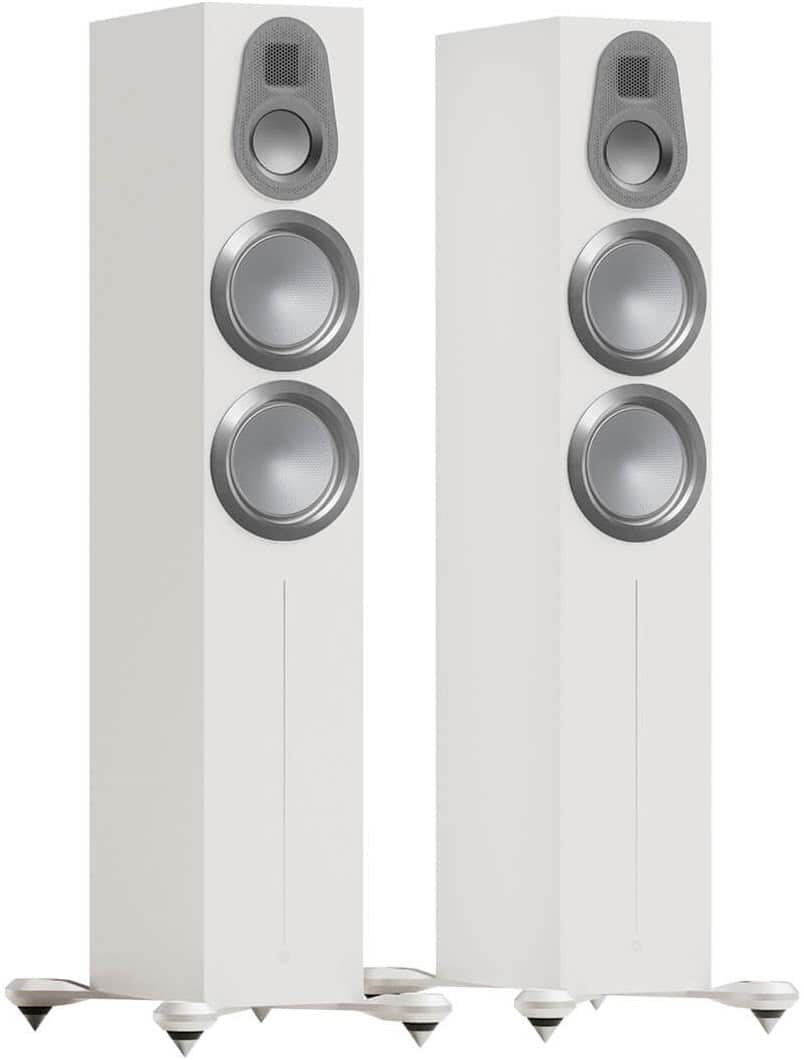 Monitor Audio Gold 300 6G /Paar Stand-Lautsprecher weiß seidenmatt