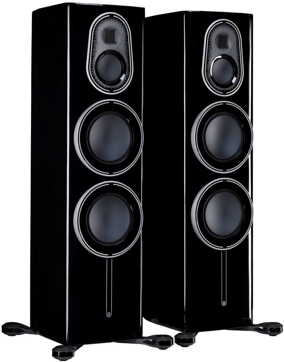 Monitor Audio Platinum 300 3G /Paar Stand-Lautsprecher Schwarz Pianolack