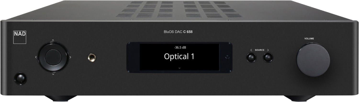 NAD C 658 Vorverstärker mit Streaming-/DAC-Modul graphit