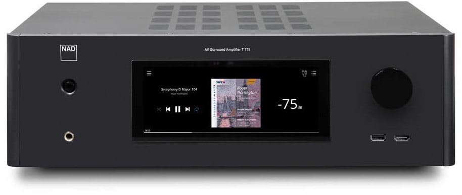 NAD T778 Klang Effekt Receiver graphit