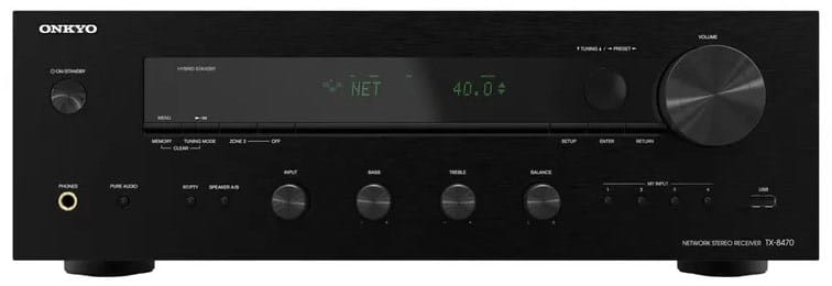 Onkyo TX-8470 Netzwerk-Receiver schwarz
