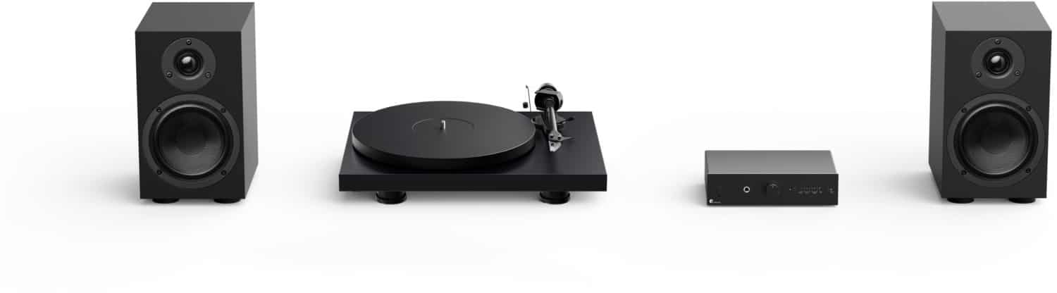 Pro-Ject Colourful Audio System 2 Hifi-System seidenmatt schwarz