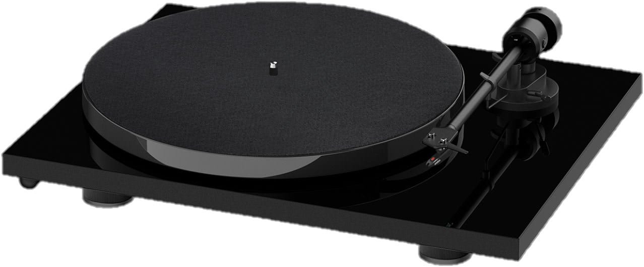 Pro-Ject E1 BT Plattenspieler mit Bluetooth hochglanz schwarz