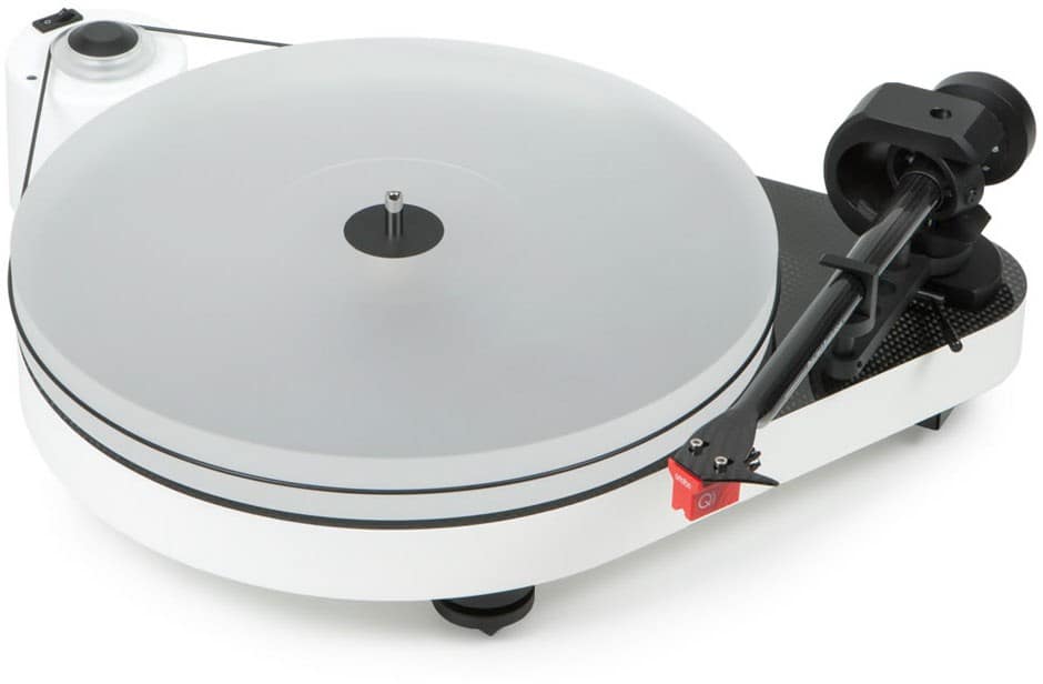 Pro-Ject RPM-5 Carbon Plattenspieler mit 2M Bronze Tonabnehmer hochglanz weiß