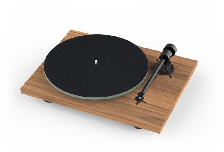 Pro-Ject T1 BT OM 5e Plattenspieler mit Bluetooth walnuss