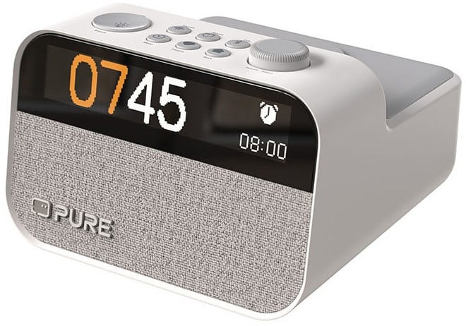 Pure Moment Charge DAB/DAB+ Uhrenradio cotton white