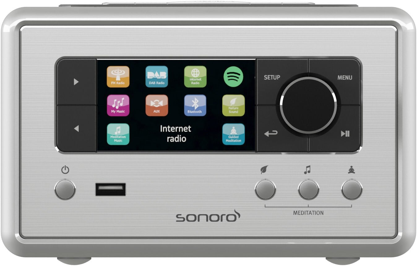 Sonoro Relax Internetradio silber