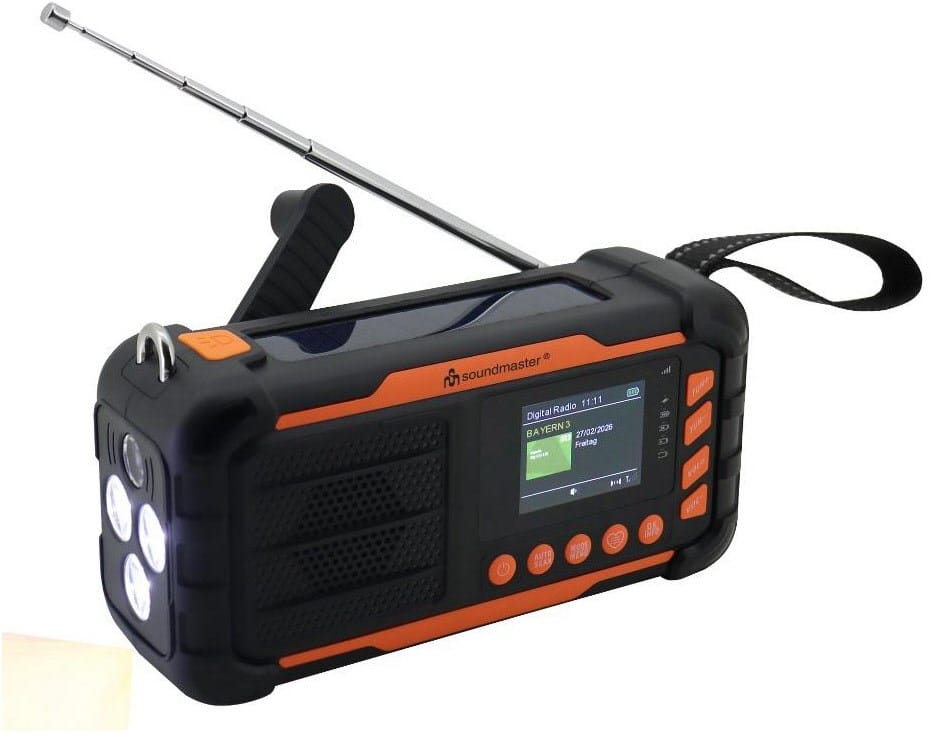 Soundmaster DAB115SW Portables Radio schwarz