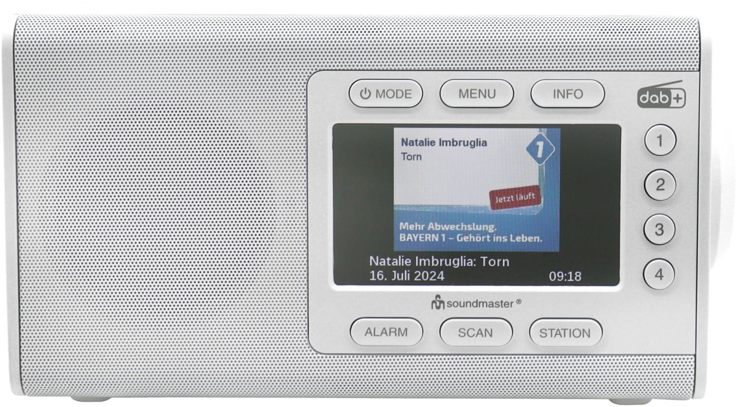 Soundmaster DAB900WE DAB Radioempfänger weiß