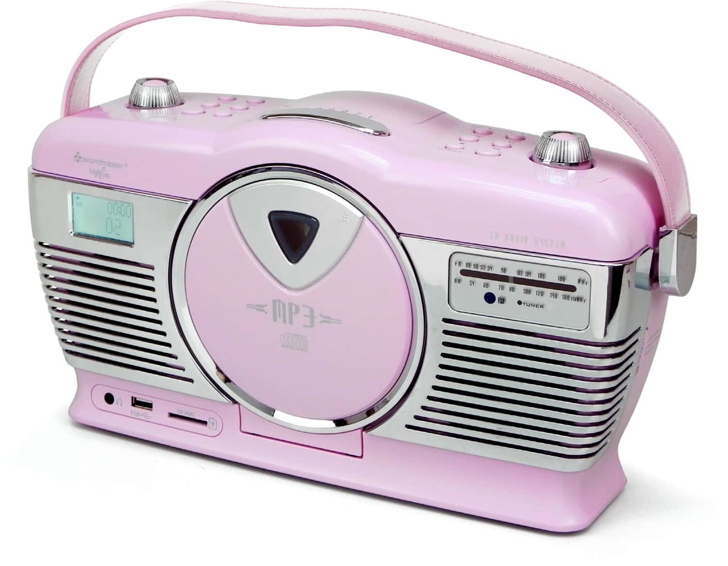 Soundmaster RCD 1350 PI CD/Radio-System pink