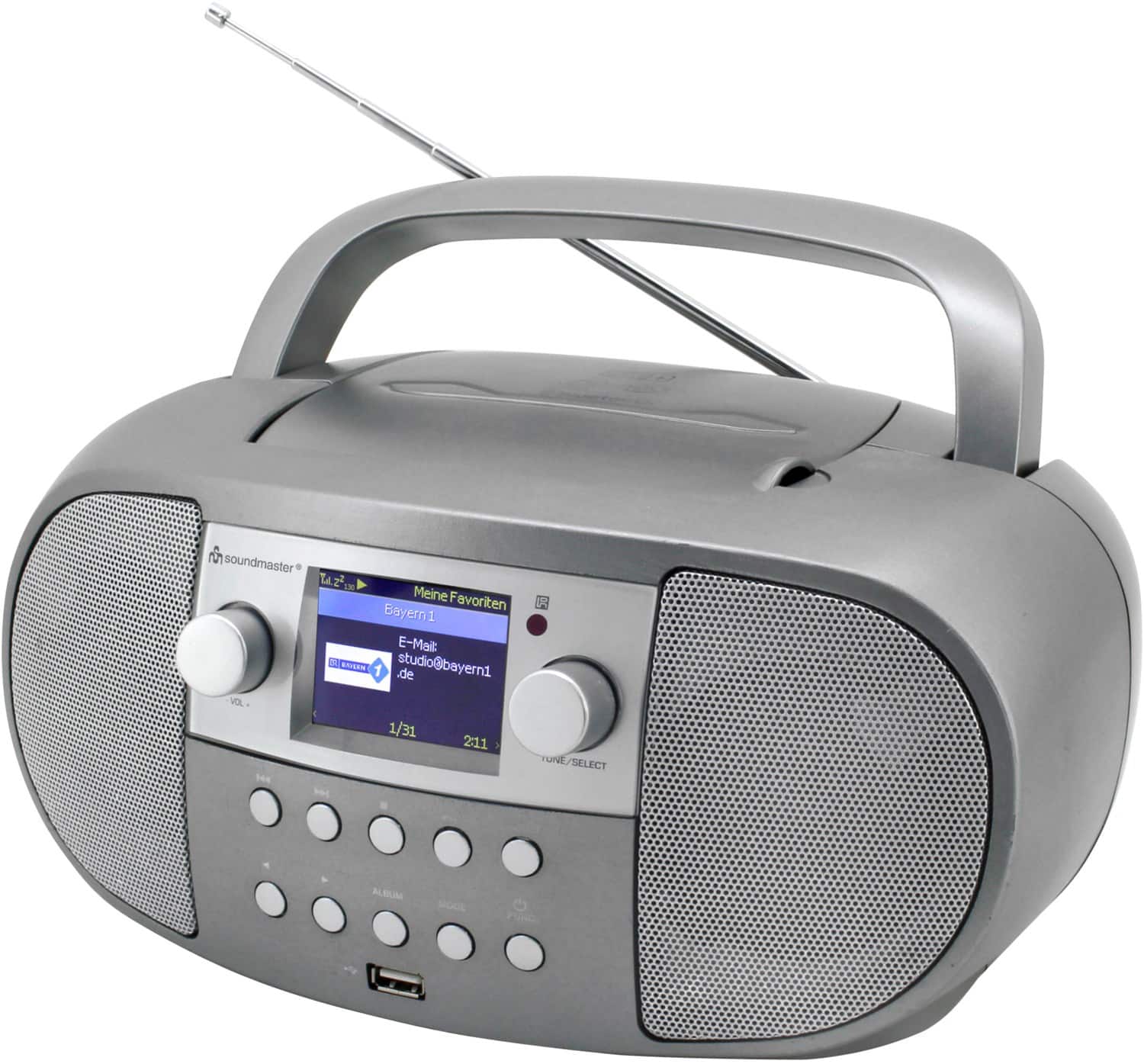 Soundmaster SCD7600TI CD/Radio-System titan