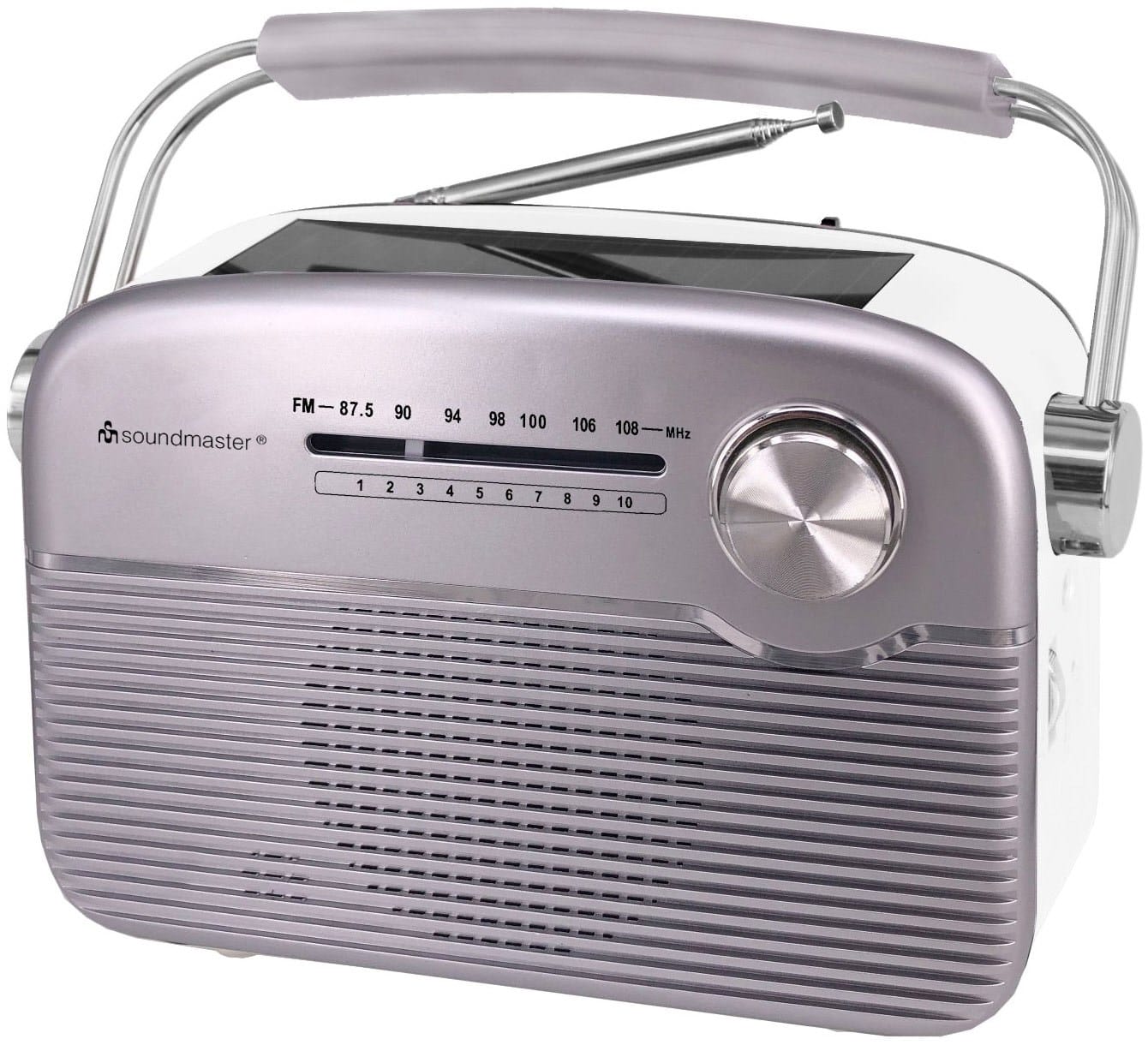 Soundmaster TR480SI Kofferradio silber