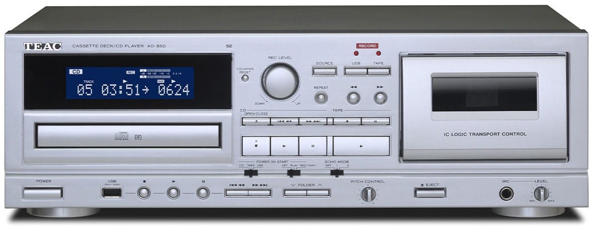 Teac AD-850-SE CD/Kassetten-Kombination silber