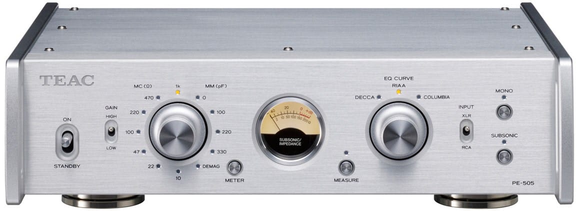 Teac PE-505 Phono-Vorverstärker silber