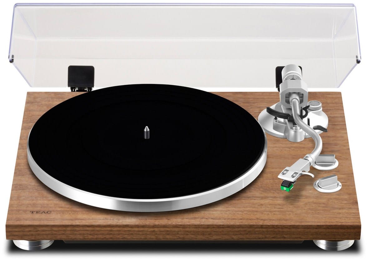 Teac TN-400BT-SE/WA Plattenspieler mit Bluetooth & USB walnuss